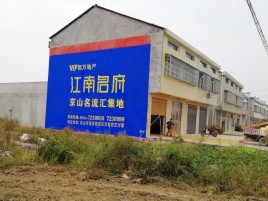新邵农村墙体广告在不同形式上面展现的不同特色