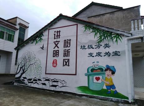 新邵墙绘是现在流行的墙体广告