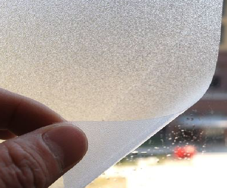 新邵玻璃门外面粘广告用什么材料好？